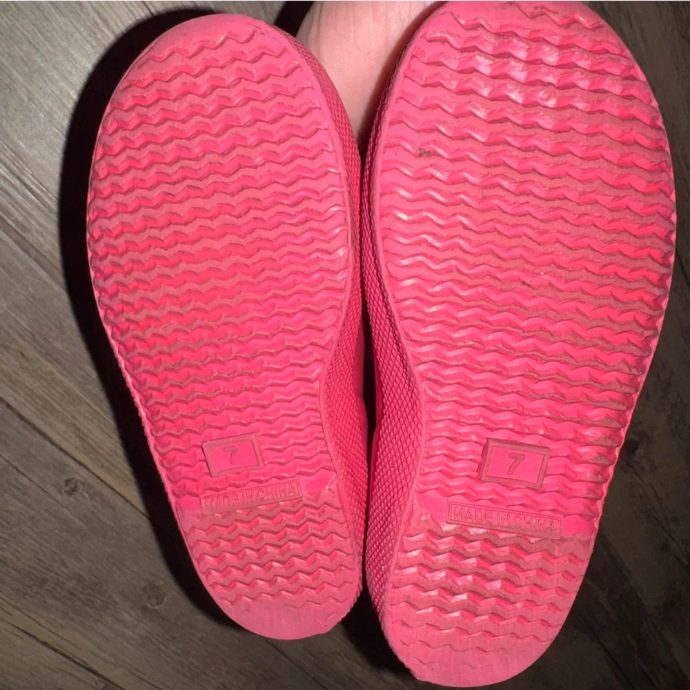 Hunter Kids Bright Pink Waterproof Boots